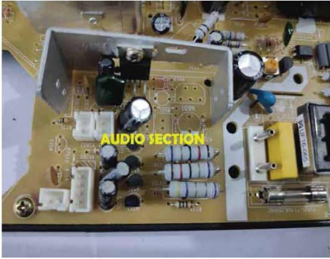 কালার টিভি রিসিভারের বিভিন্ন সেকশনের কাজ বর্ণনা