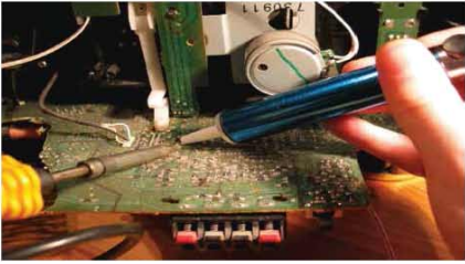 ব্যবহারিক ৫ঃ টেলিভিশন রিসিভারের বিভিন্ন কম্পোনেন্ট সোল্ডারিং ও ডিসোল্ডারিংকরণ