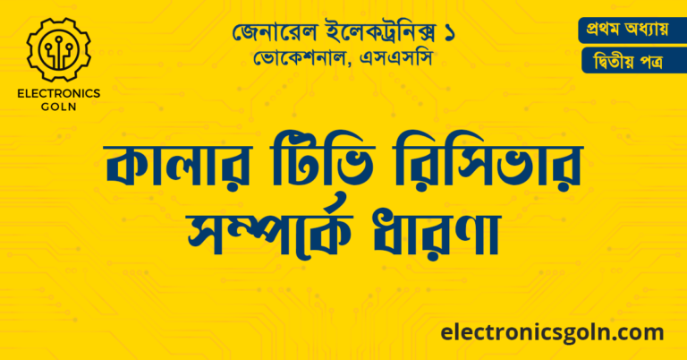 কালার টিভি রিসিভার সম্পর্কে ধারণা 