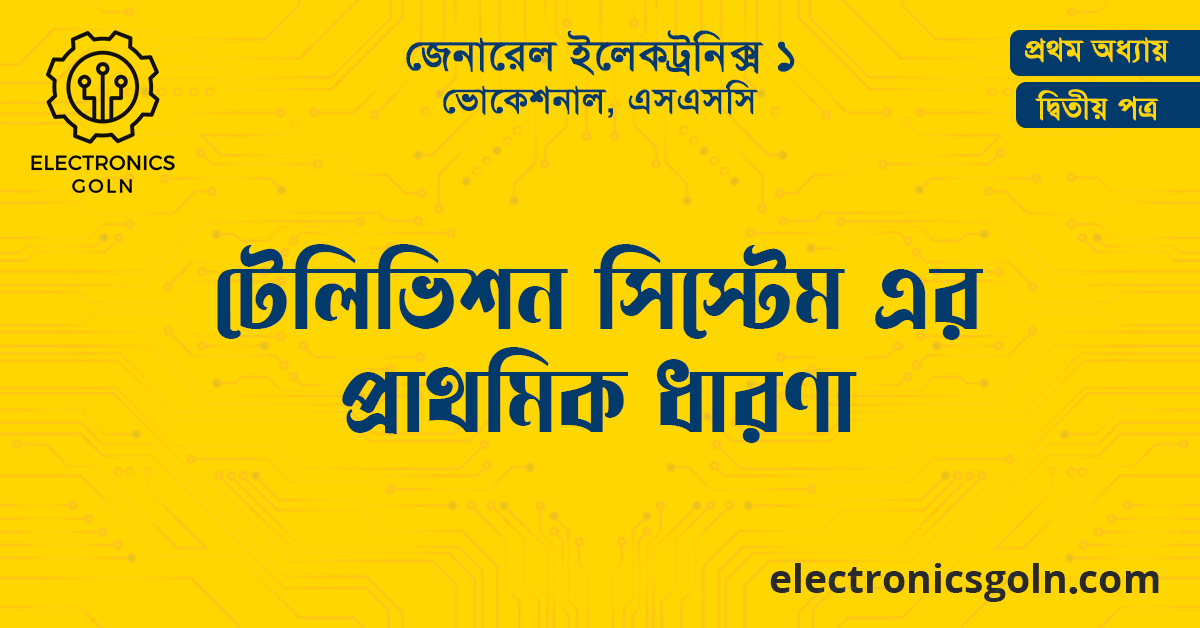 টেলিভিশন সিস্টেম এর প্রাথমিক ধারণা