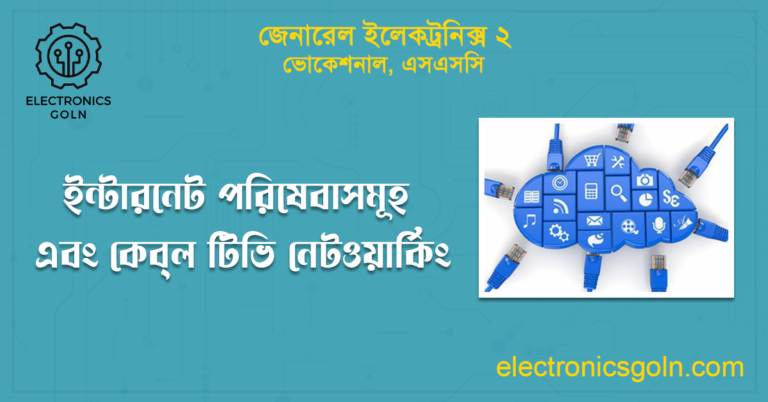 ইন্টারনেট পরিষেবাসমূহ এবং কেব্‌ল টিভি নেটওয়ার্কিং